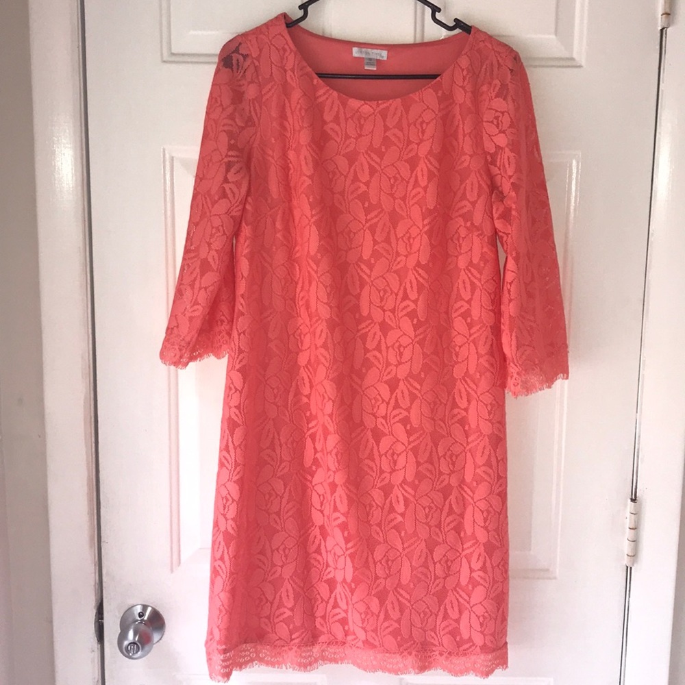 Coral dress